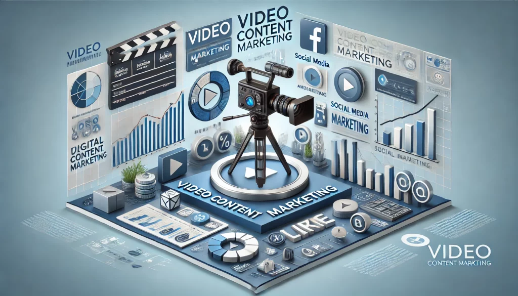 Video content marketing setup 