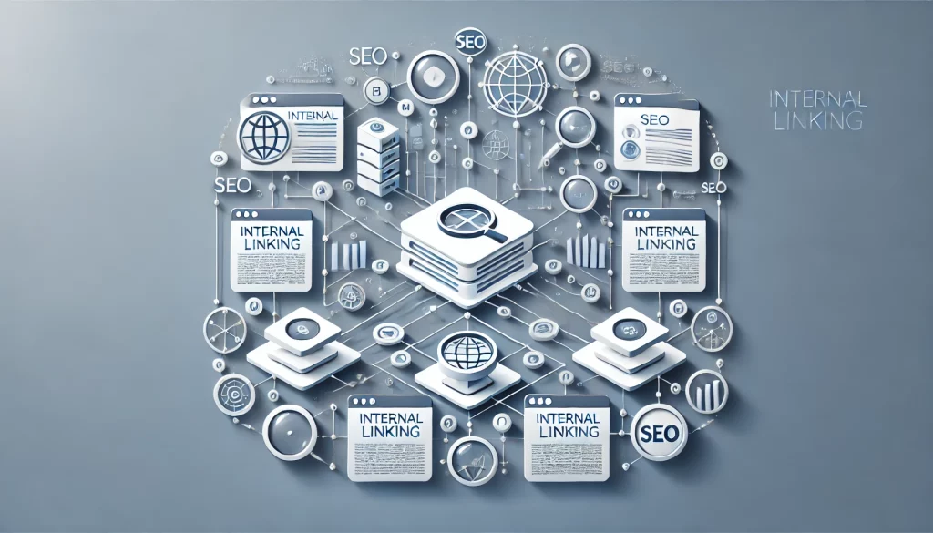 SEO internal linking Diagram