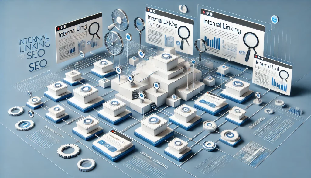 Internal linking SEO infographic