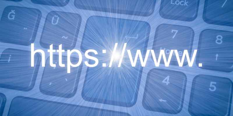 HTTPS link on keyboard